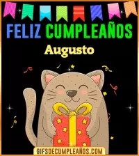 GIF Feliz Cumpleaños Augusto